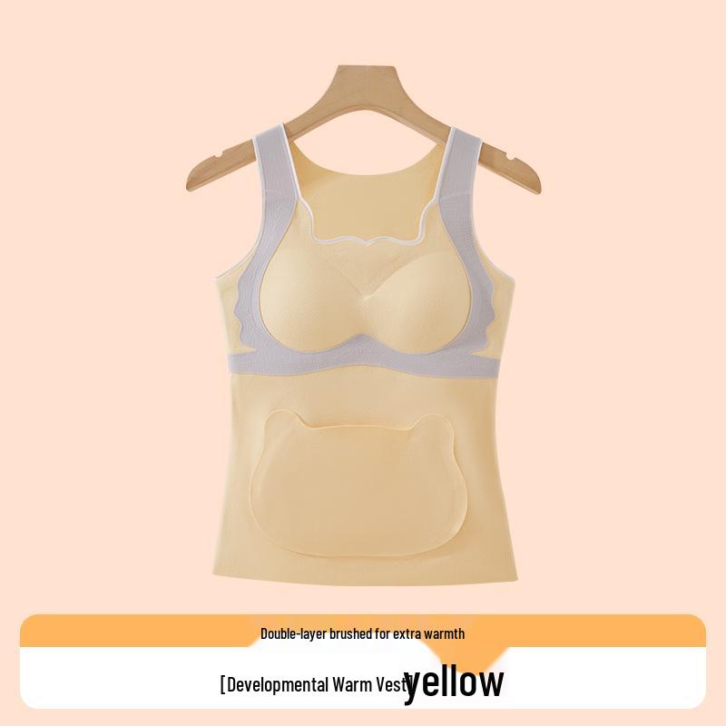 Развивающий терможилет для девочек с нагрудными вкладышами и карманами для учениц средней школы