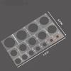 Spray Stencil Template Tools,Hobby Model,Modern,Model Making Accessories Vehicle Wheel Paint