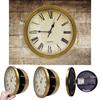 Decorative Wall Clock with Hiddens Compartment Safe Cash Storing Box Cash Container Jewelry and Valuables Organizer