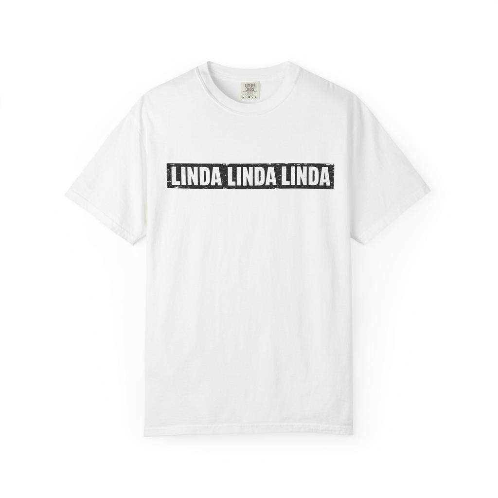 LINDA LINDA LINDA T-shirt | Retro Block Text Tee