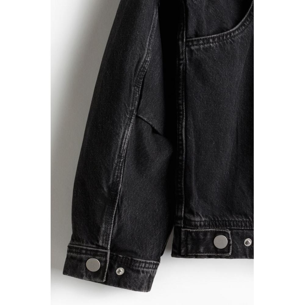 Куртка свободного кроя HM Utility Denim Black