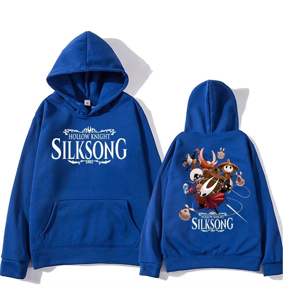 Hollow Knight Silksong Hot Game Hoodies Long Sleeve Fashion Casual Pullovers High Street Women Sweatshirt Fashion Streetwear