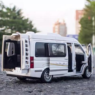 1/32 Бизнес-целевой автомобиль RV игрушечная модель автомобиля литой сплав звук свет инерционный механизм игрушки модели автомобилей коллекция подарки