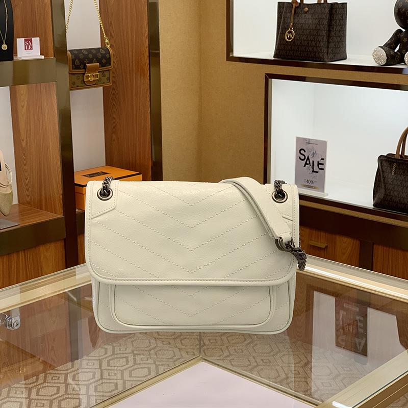 Женская сумка-мессенджер и сумка-цепочка Yangshulin из натуральной кожи большой вместимости – модная и универсальная