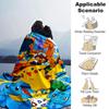 Pikachu Friends Adventure Flannel Blanket Super Soft Warm Cozy Blanket For Sofa Bed Office Travel Allseason Home Decor Gift