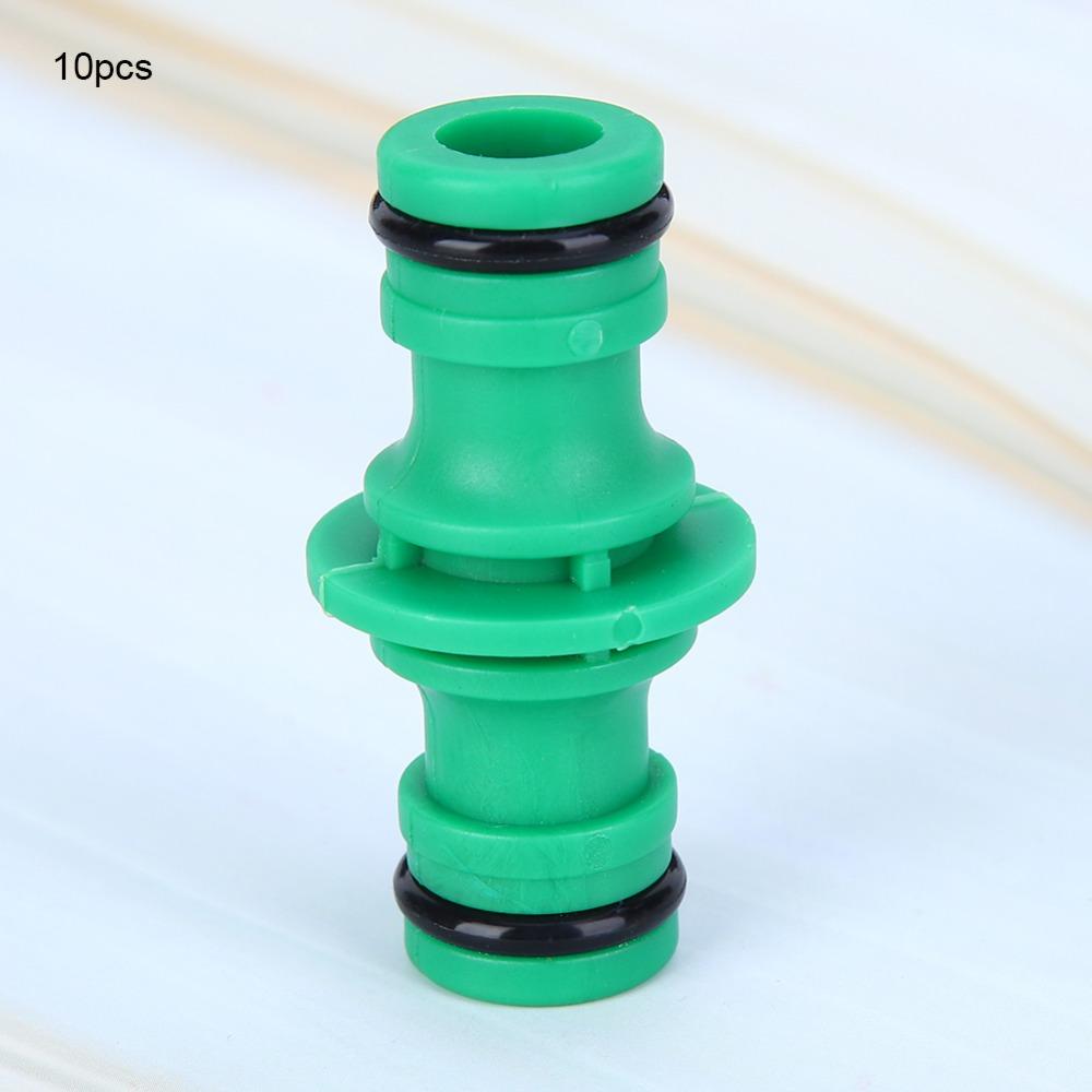 10 PCS Durable Easy To Install Hose Connector Green Straight Barbed Pipe Connector Leak-proof PP Hose Repair Kit Lawn Watering