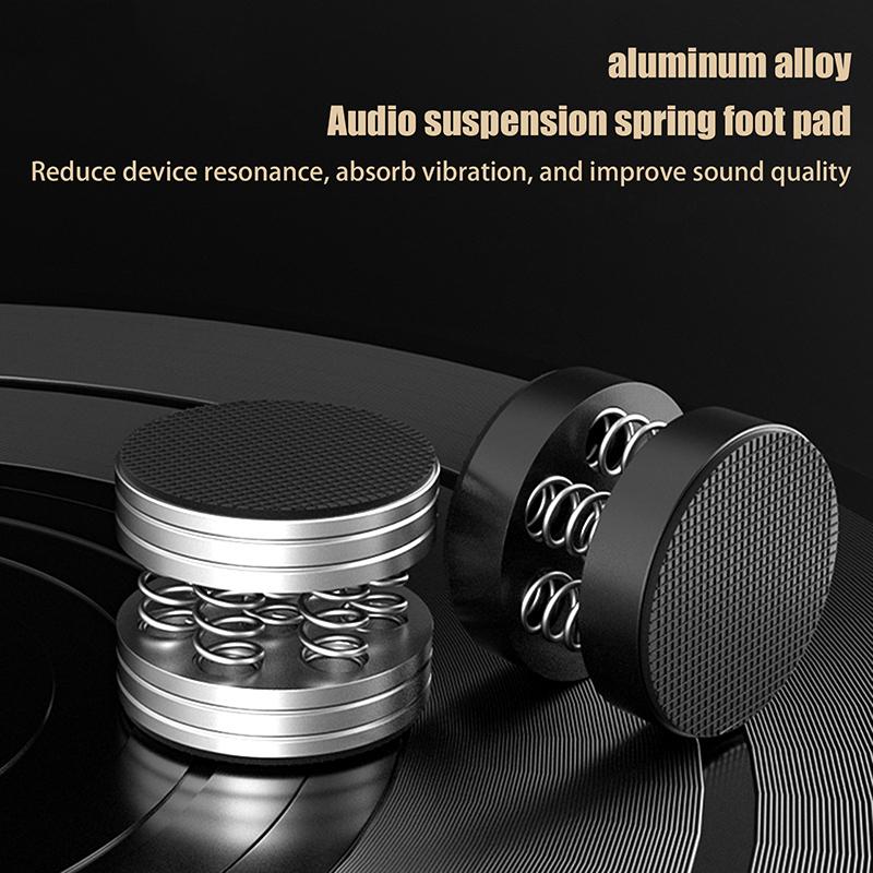 1 шт. Hi-Fi Амортизирующие Шипы из Алюминиевого Сплава с Пружинной Демпфирующей Подушкой для Аудио CD Hi-Fi Усилителя Колонки Проигрывателя Винила