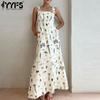 Women's Fashion Summer Spring Sleeveless Suspenders Loose Waistline Casual Dresses