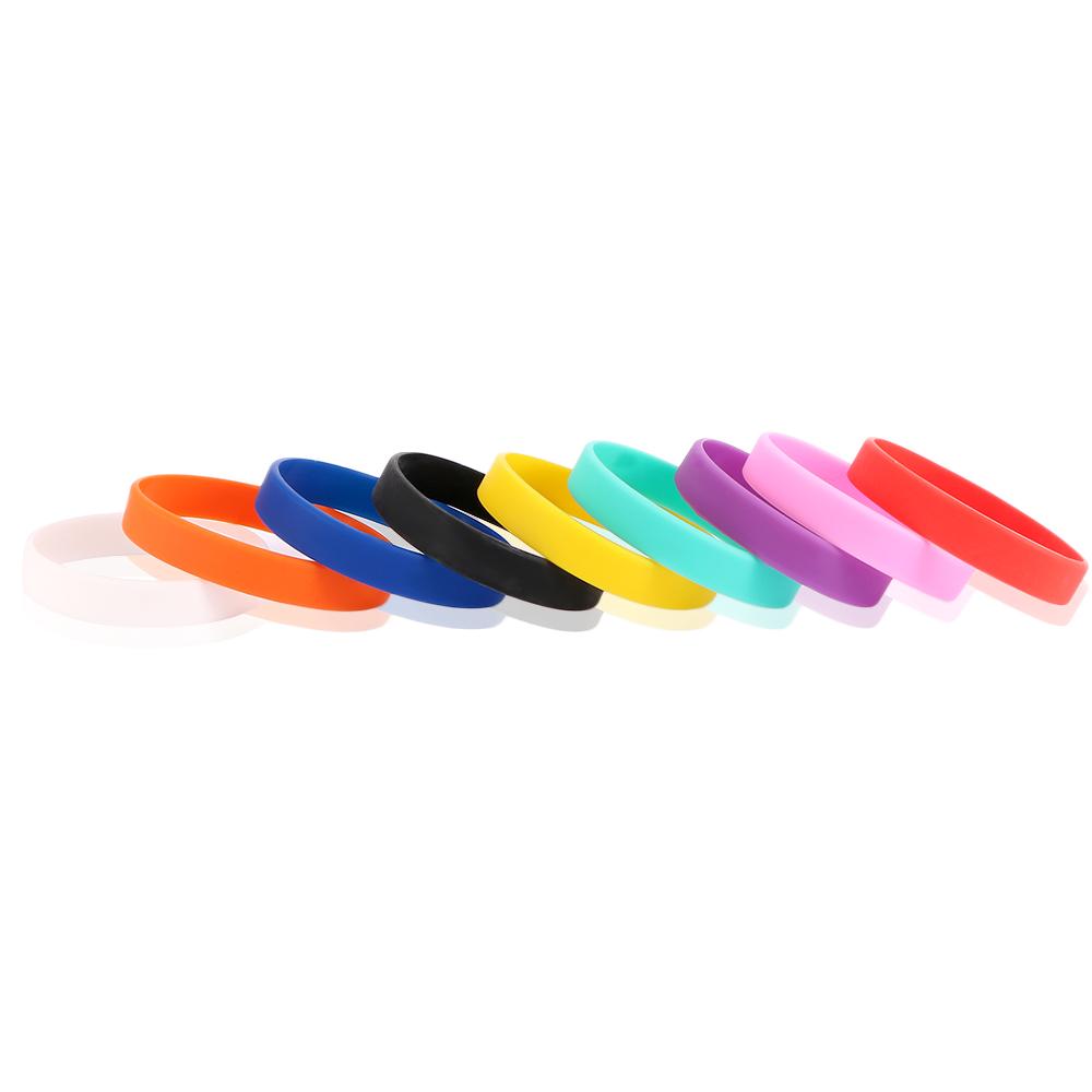 Popular Multicolor Colorful Sports Rubber 1 Pcs Hand Wristband Bracelet Silicone Basketball