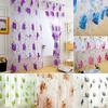 Jp 1 PCS Vines Leaves Tulle Door Window Curtain Drape Panel Sheer Scarf Valances