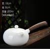 Керамический чайник с яркой глазурью Suet Jade, бытовой чайник Xishi с боковой ручкой, китайский чайник Kungfu, белый фарфоровый чайный сервиз