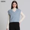 Вязаный жилет Ozoc с V-образным вырезом