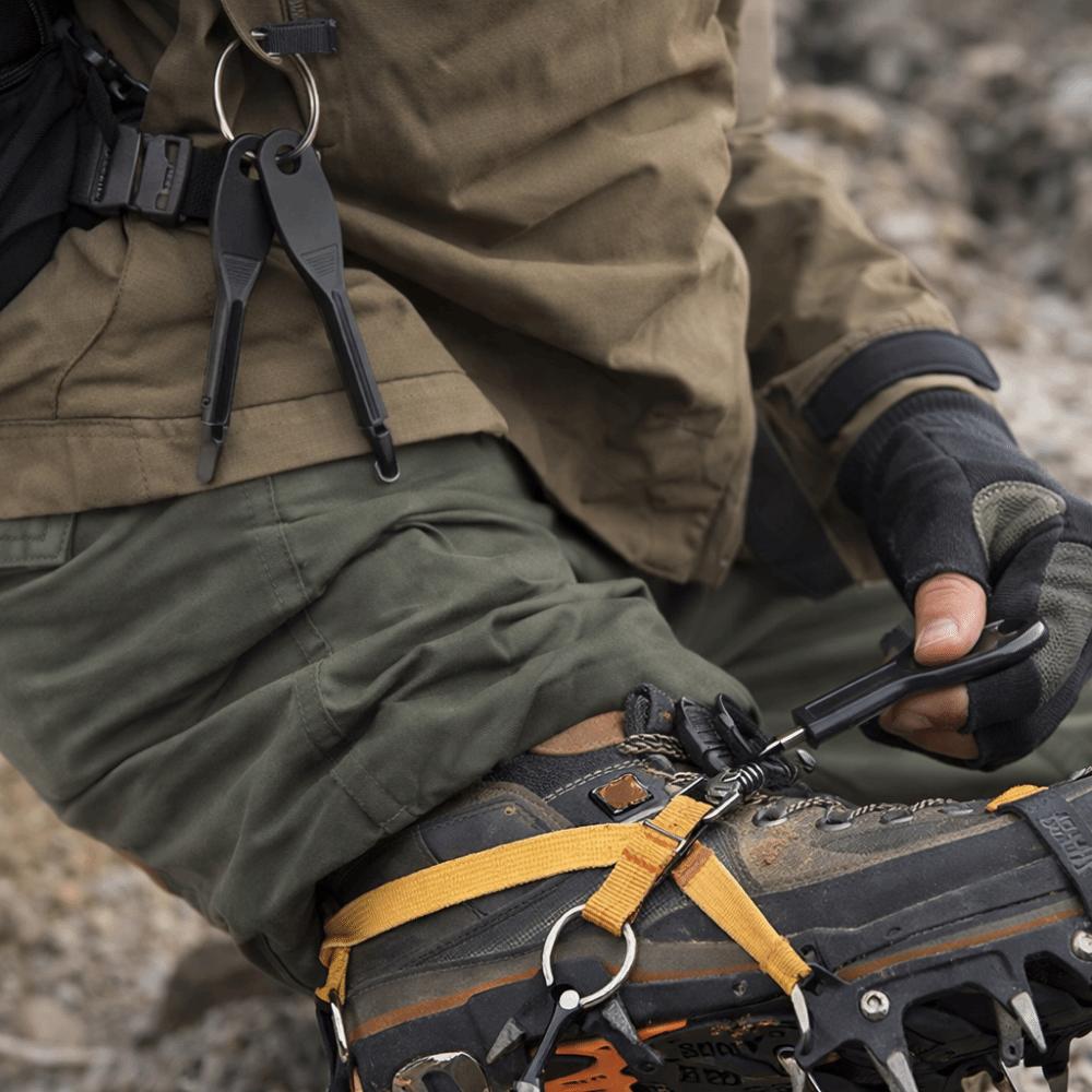 Durable Metal Keychain Tool Flat-Head Multi-Tool Tool Gadget Pocket Screwdriver Personal Tool
