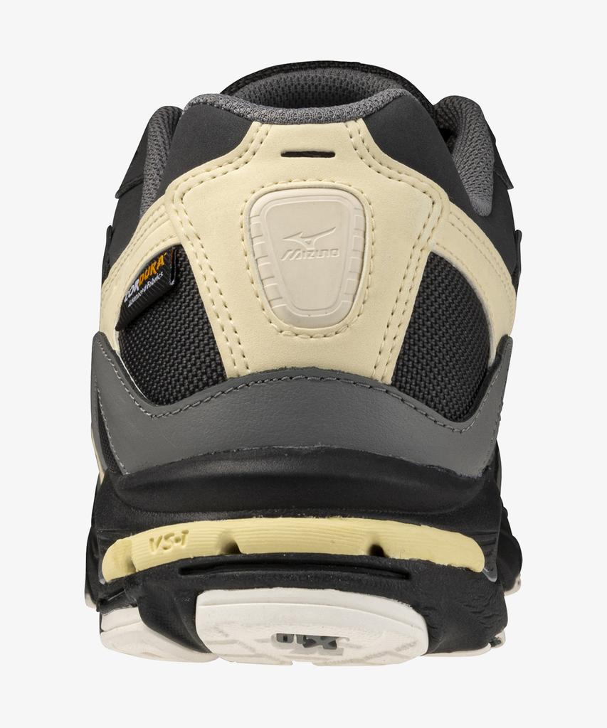 Mizuno (Unisex) Wave Rider 10 - Black Sand:Quiet Shade:Banana Crepe / D1Ga256301