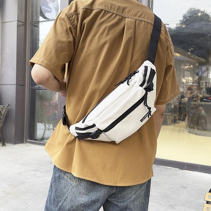 Японская сумка через плечо, модный мужской бренд, вместительная сумка через плечо, модная и универсальная рабочая поясная сумка, спортивная сумка на грудь для студенток