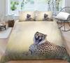 Leopard Series Digital Printing Quilt Cover Pillowcase Two Or Three-Piece Set Polyester