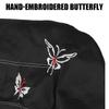 Butterfly Embroidery 4/9Pcs Set Car Covers Mat Protect Universal Fit Truck Suv Van Car Seat Protector Cushion Front Rear Car Seat Covers Set