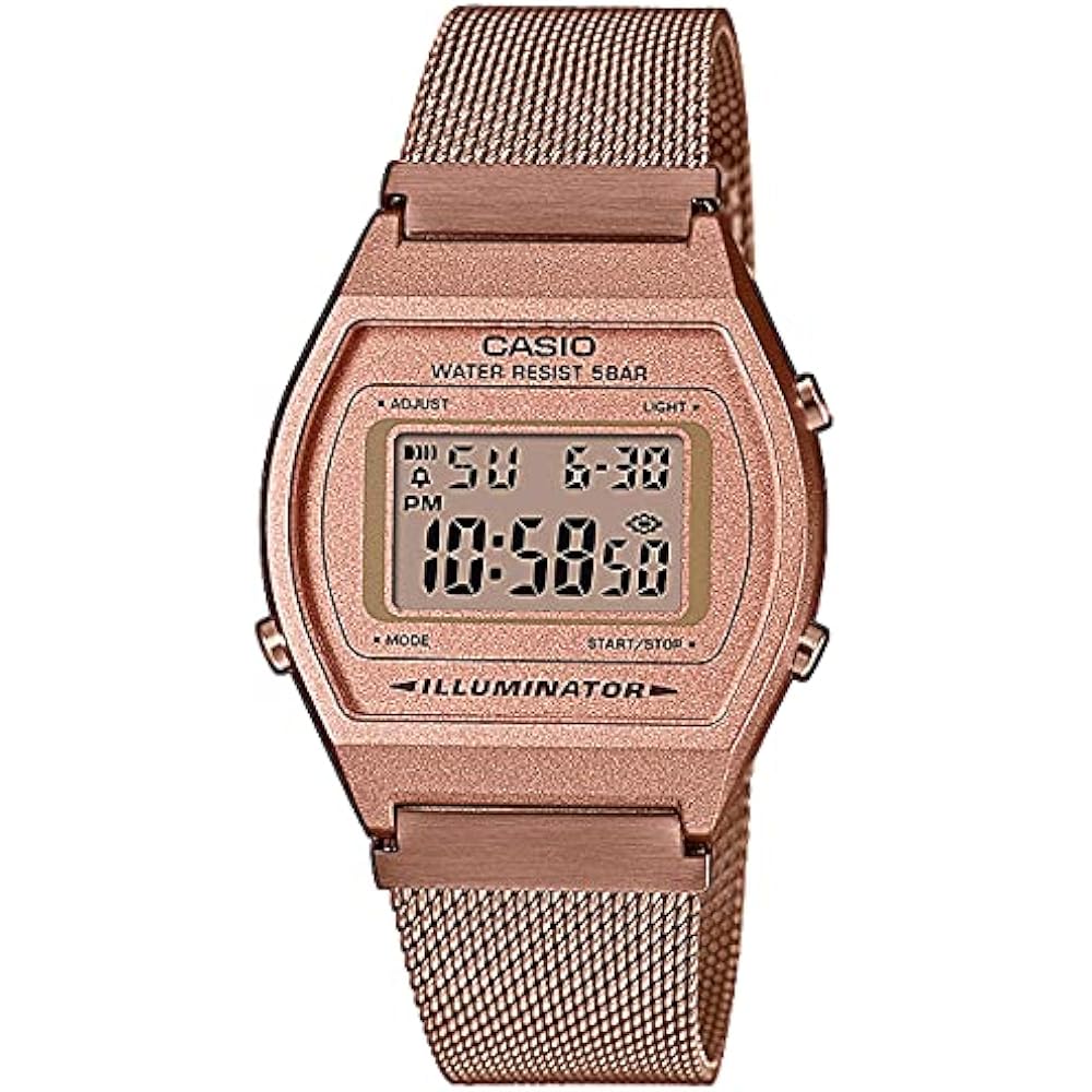 CASIO Casio Casio Standard Watch Watch Women's Digital Metal Mesh Pink Gold B640WMR-5A [Parallel ...