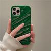 Модный однотонный чехол-пуховик для iPhone 14, 13, 12, 11 Pro Max 14ProMax 13Pro, шелковый, зеленый, мягкий чехол для телефона