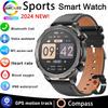 Новые умные часы с GPS-треком для мужчин, AMOLED HD-экран, для активного отдыха, спорта, фитнеса, с датчиком сердечного ритма, NFC, водонепроницаемые IP68, с функцией Bluetooth-звонка