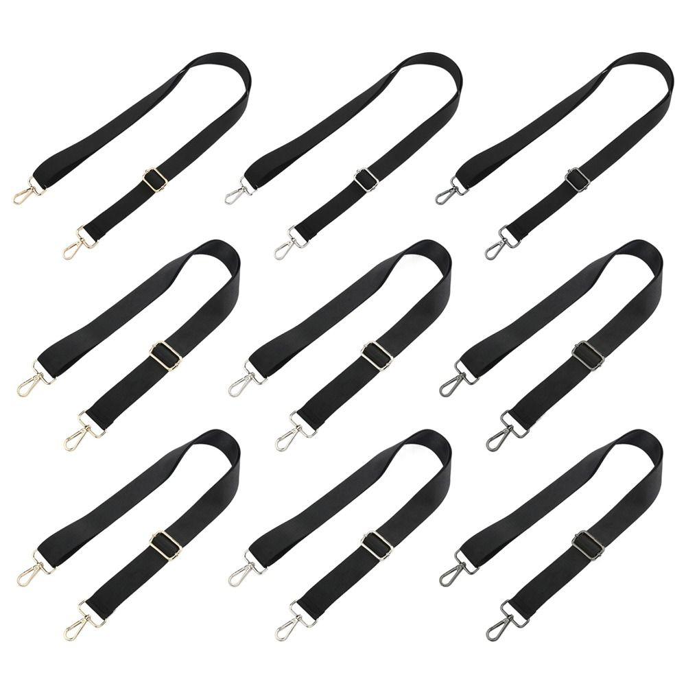 Модный черный нейлоновый плечевой ремень для сумки, регулируемый сменный съемный ремень для женщин, мужчин, для сумок-мессенджеров, ручка для сумки, ремень для сумки