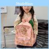 Pattern Capybara Letter Cartoon Kids Backpack With Breathable Material Nylon