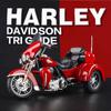 Моделирование 1/9 сплава Harley Davidson Tricycle Модель мотоцикла Украшение