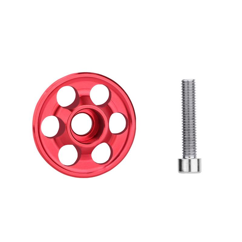 Road Bike Fork Tube Cover Headset Top Cap Stem Cap 28 6mm Aluminum Alloy Bicycle Part Compatible with Threadless Stem Designs