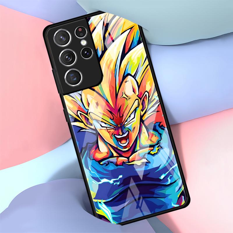 D-ragonS B-allS Vegeta Phone Cover Case for Samsung Galaxy S25 S21 Note 10 20 8 9 S20 FE S10 S8 S9 S22 S23 Plus S24 Ultra