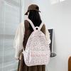 Портфель: Цветочный рюкзак в японском стиле для девочек, учениц средней и старшей школы, стильный внешний вид, устойчивый к пятнам, нишевый, рюкзак большой вместимости