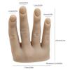 Professional Silicone Nail Practice Hand Model with Stand - Flexible Movable Fingers