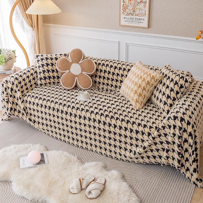 Чехол на диван, ткань, полный чехол, чехол для дивана, чехол для дивана, утолщенный флисовый чехол для дивана, полотенце