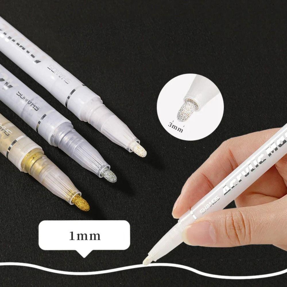 Акриловая краска-маркер с высоким блеском, водостойкие чернила, маркер-хайлайтер, новые ручки для рисования и граффити