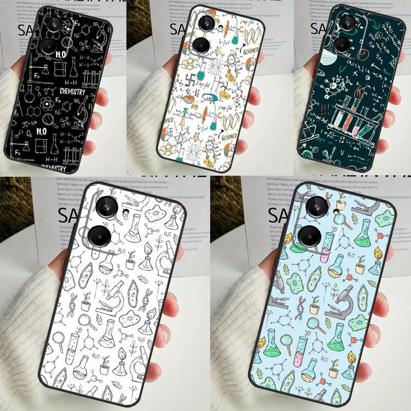 Biology Chemistry Case For Realme C55 C53 C51 C35 C33 C30 C67 C21Y C25s C15 9 10 12 11 Pro Plus GT Neo5 Cover