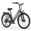 Электрический треккинговый велосипед HillMiles MileCity 250 Вт 26 дюймов, городской электровелосипед 36 В 13 Ач с датчиком крутящего момента