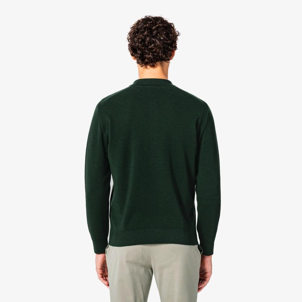 Lacoste Мужской кардиган на пуговицах с воротником-стойкой AH092E-55NL7A