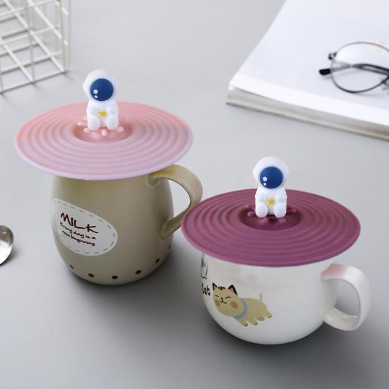 Очаровательная крышка для кружки с хорошей герметичностью и милым уплотнением на присоске