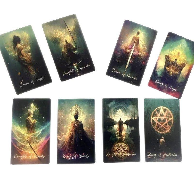 12x7 см Колода Таро Lune de Univers с путеводителем, уникальные карты Таро, 78 карт Таро, индивидуальный дизайн, колода Оракула, колода Таро