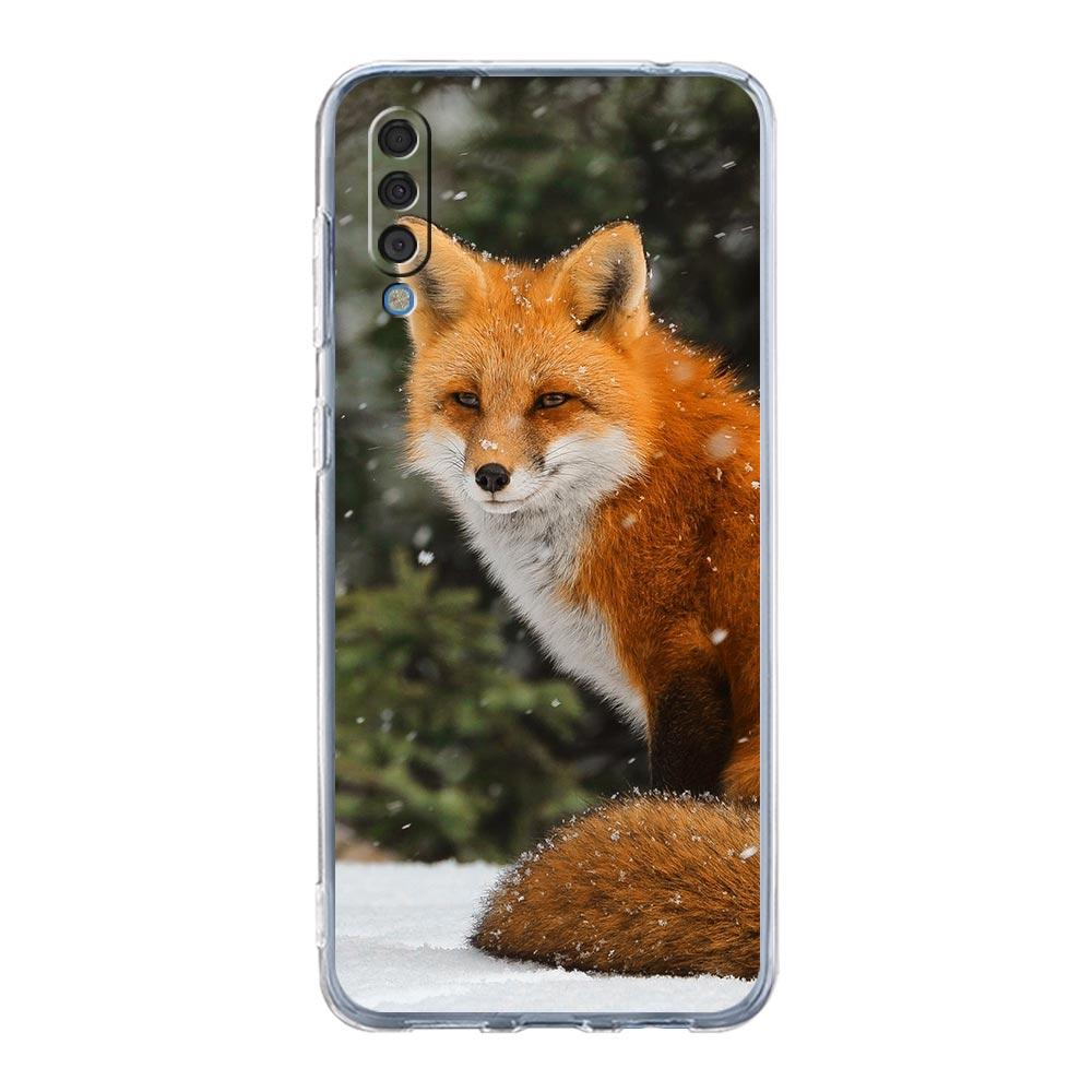 Милый подарочный чехол для телефона Red Fox для Samsung Galaxy A52 A50 A70 A30 A40 A20E A10 A10S A20S A02S A04s A12 A22 A32 A72 5G прозрачный чехол
