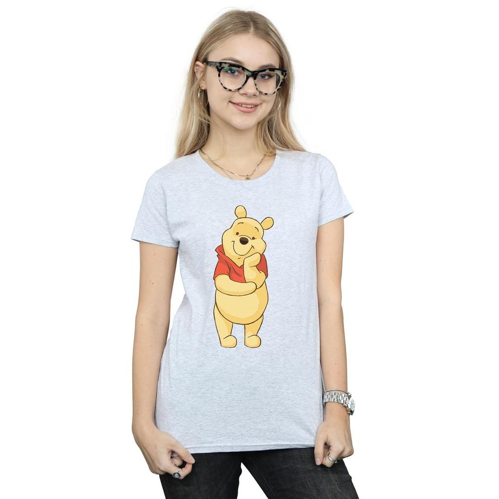 Disney Womens/Ladies Winnie The Pooh Cute Cotton T-Shirt