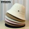Hat Women Autumn and Winter Warm Knitted Bucket Hat Fashion Bucket Hat Basin Hat