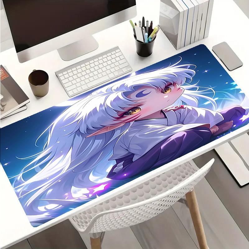 Inuyasha Mouse Pad - Non-Slip Rubber Base, Smooth Surface for Work,Gaming,Office,And Home Use, Desk Mouse Pad