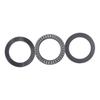 Silver with Washers Small Thrust Bearing Durable Thrust Needle Roller Bearings  Machinery