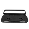 Deck Access   Inspection Cover 180 degrees  Hinged Lid Anti UV with Lock for Marine Boat 24 x 9.5in(White )