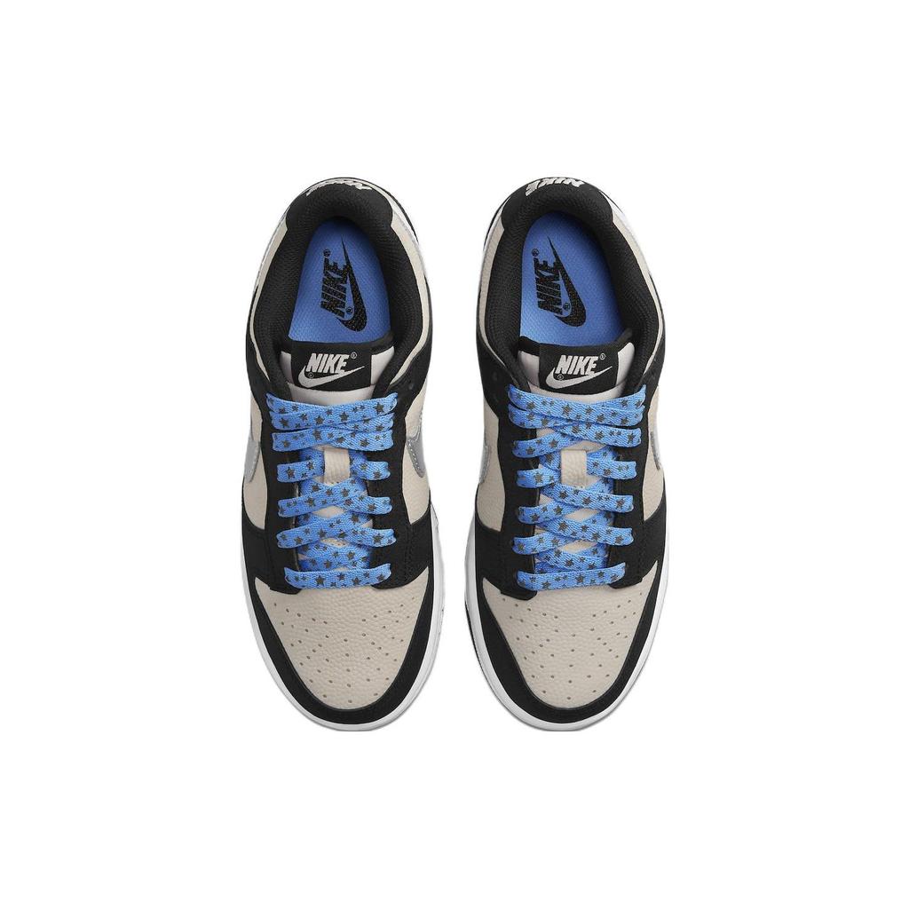 Nike Женские кроссовки Dunk Low Starry Laces Black Light-Bone Metallic-Silver DZ4712-001