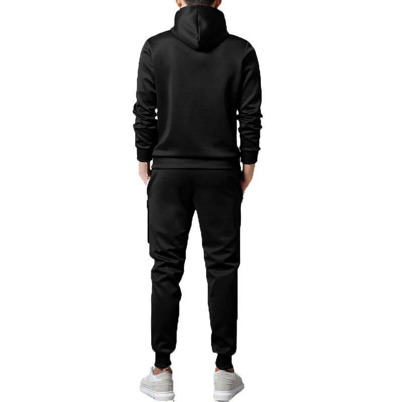 Мужской спортивный костюм весна осень толстовки + брюки спортивный комплект из двух частей толстовка спортивная мужская одежда