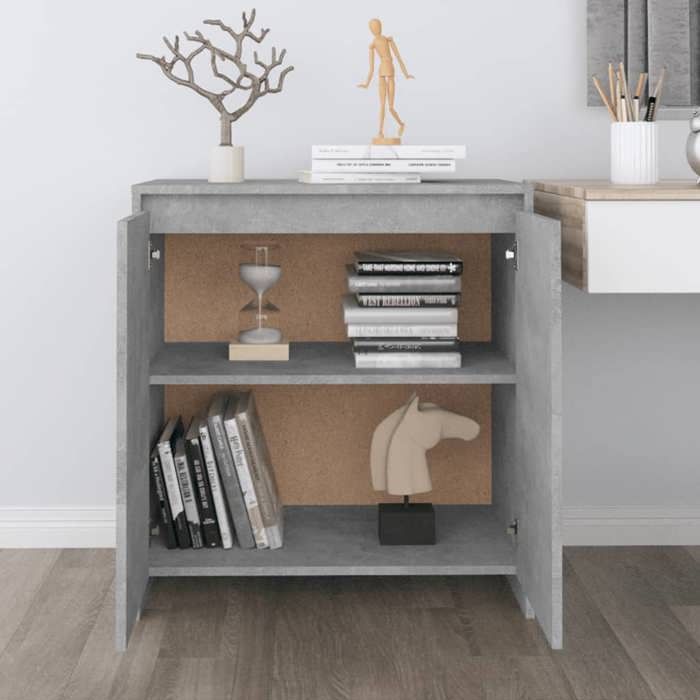 VidaXL Buffet Concrete Grey 70x41x75 Cm Engineered Wood 809741