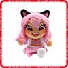 Roblox Layla Plush Doll Pink Cat Ear Soft Stuffed Plushie Youtube Influencer 24Cm 170G Birthday Holiday Gift For Game Fans