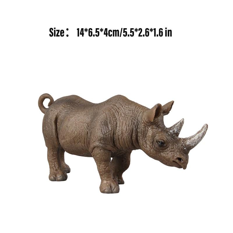 Kid's Gift Animal Model Simulation Farm Animal Figures Educational Toy Plastic Material Cow Category 14x8cm Size