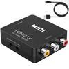HDMI-AV HDMI-RCA Аналоговый аудиоконвертер 1080P с зарядкой, черный. Совместимость: конвертер, преобразование, выход, ТВ/PS3/PS4/PS5/PC/BD